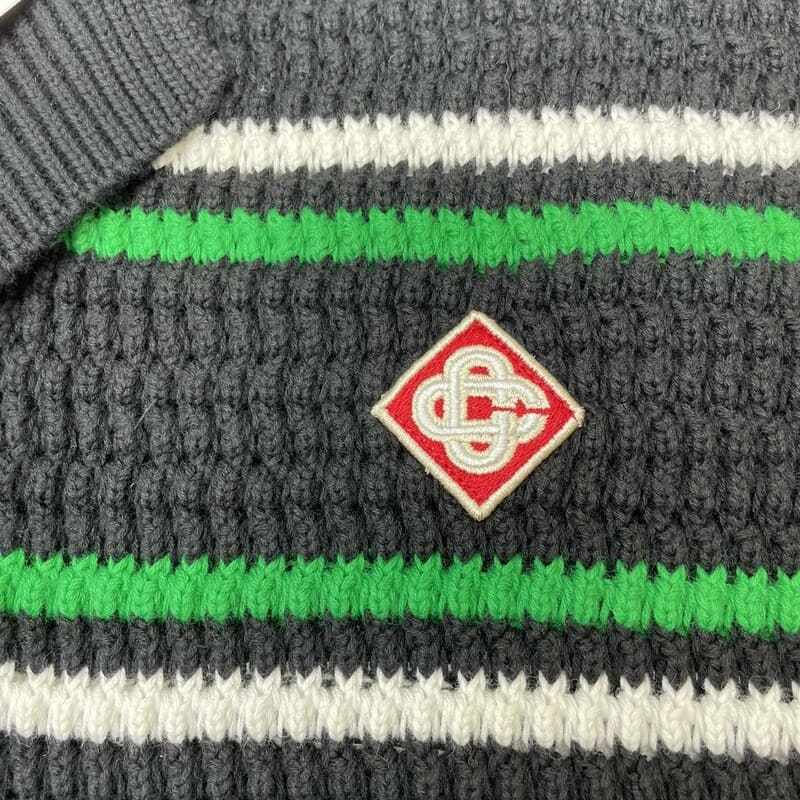 Pronta Entraga - Conjunto Casablanca Crochê Preto e Verde