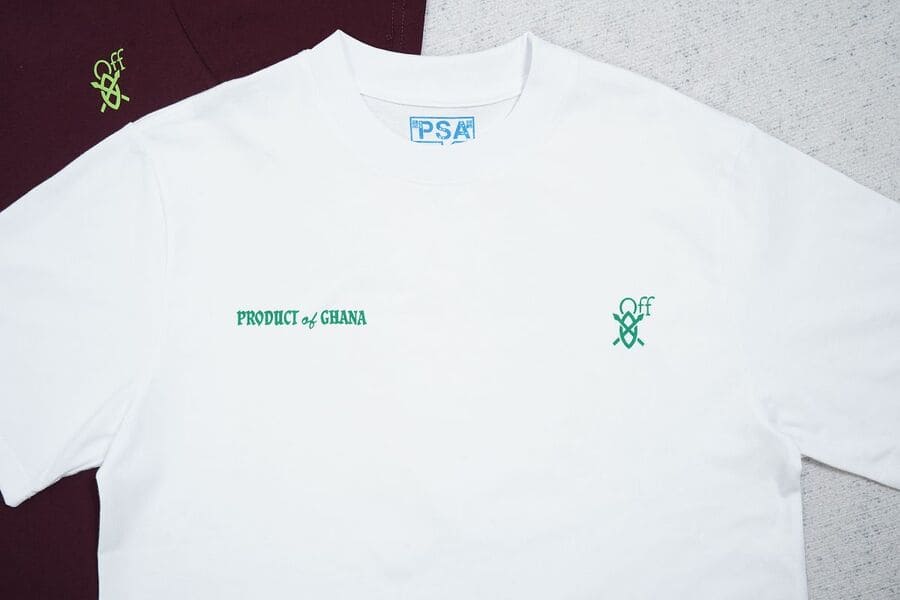 Pronta Entrega - Camiseta Off-White x Daily Paper x Surf Ghana White
