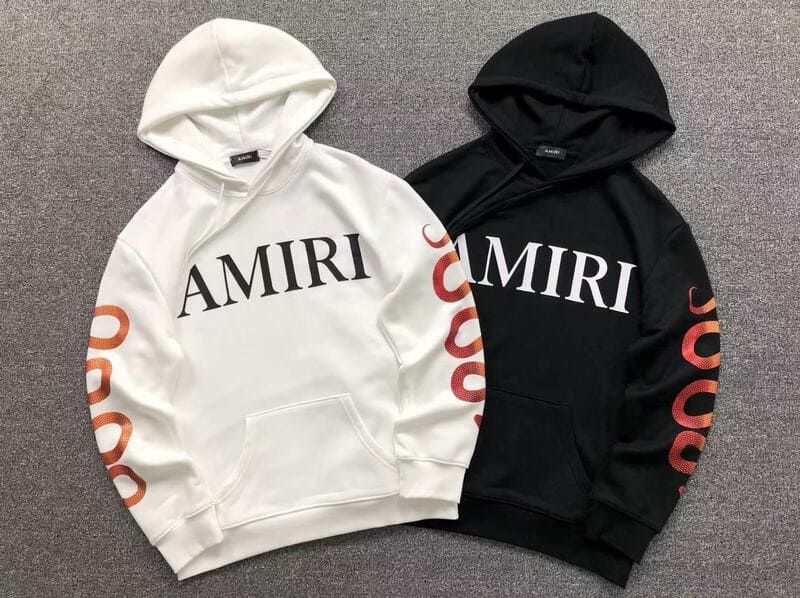 Moletom Amiri Snake Logo Branco