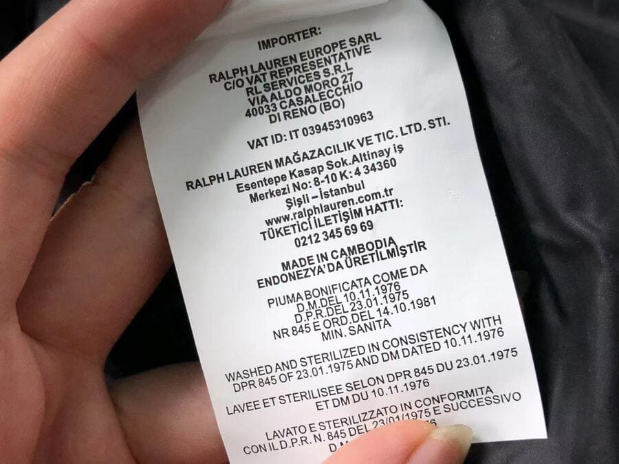 Jaqueta Puffer Ralph Lauren Gorham