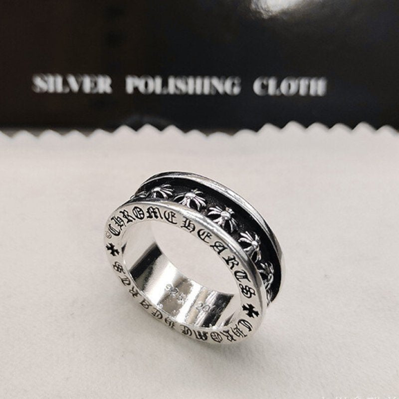 Anel Chrome Hearts Mini CH Plus