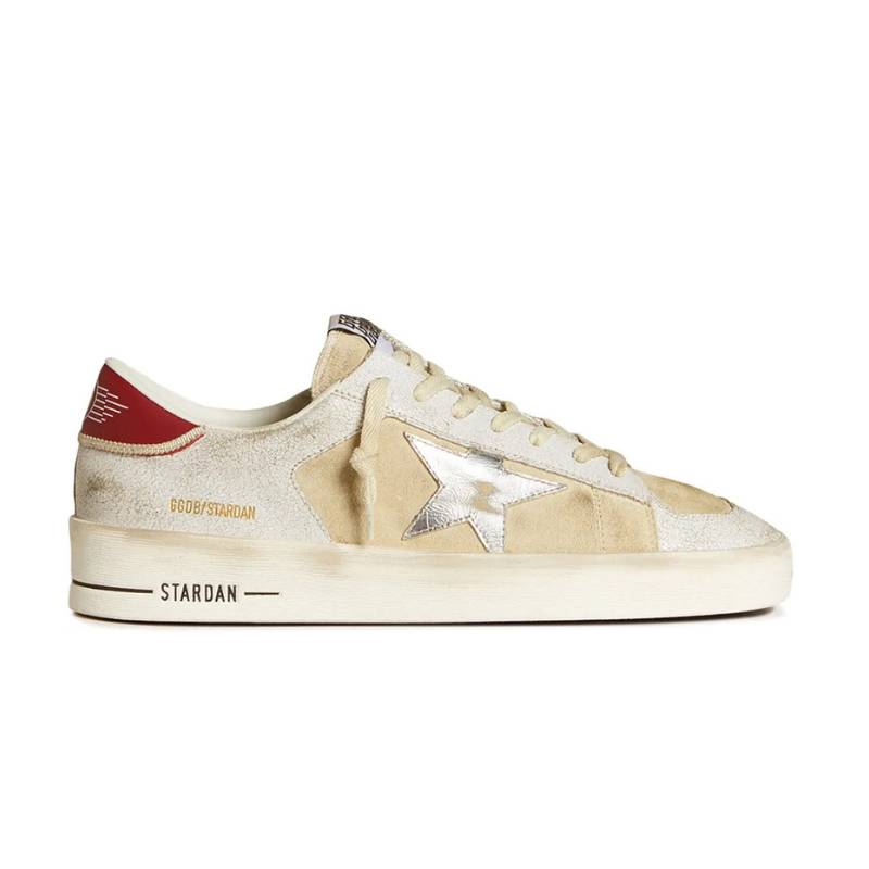 Golden Goose Stardan White Metallic Star