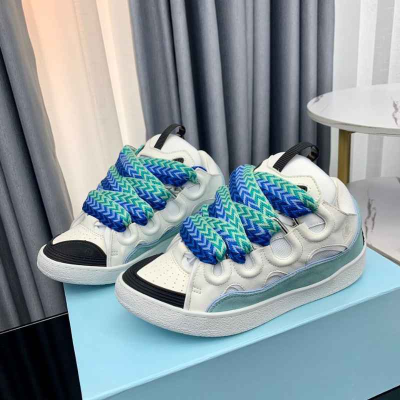 Lanvin Curb White Blue