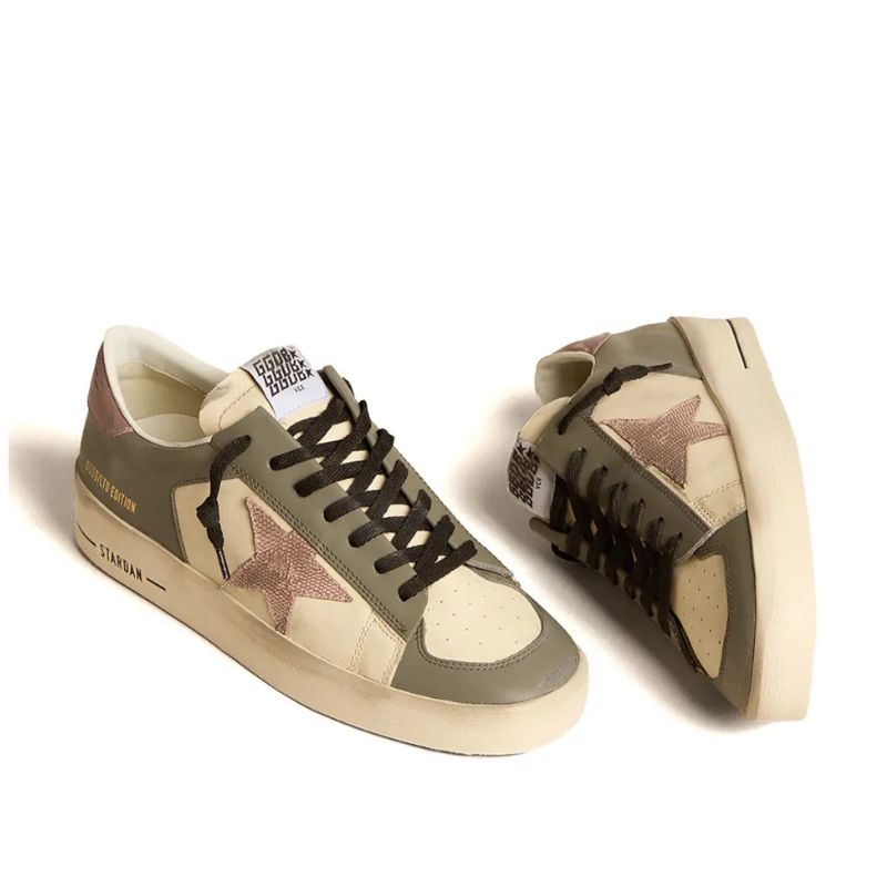 Golden Goose Stardan Gray Cream