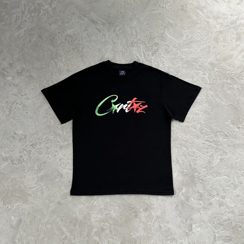 Camiseta Corteiz Allstarz Itália Preta