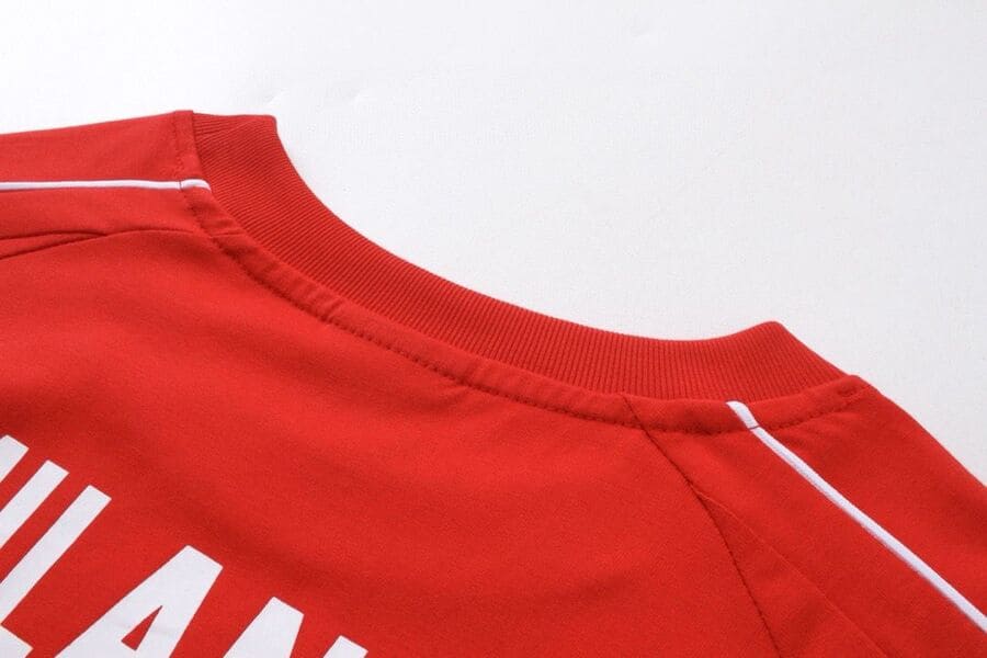 Camiseta Balenciaga Milano #10 Soccer Jersey Oversized Red