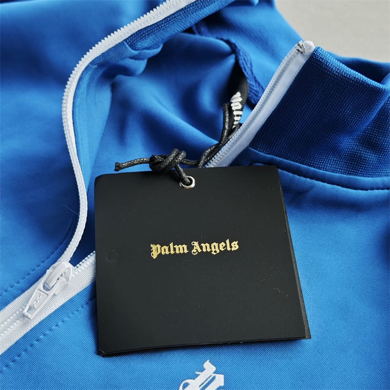 Jaqueta Palm Angels Logo Royal Blue