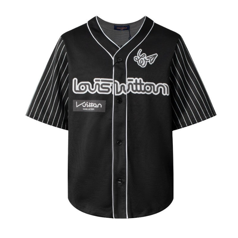 Camisa Louis Vuitton Baseball Black
