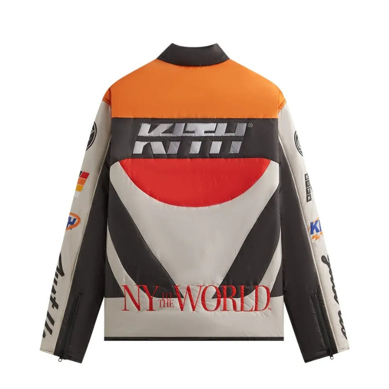 Jaqueta Kith Full Zip Brixton Puffed Sandrift