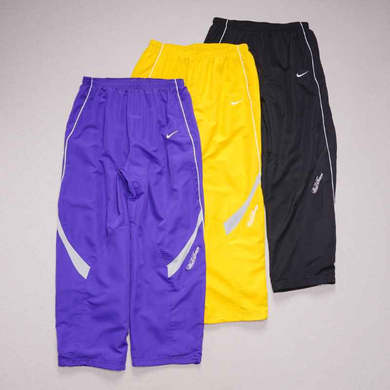 Conjunto Supreme x Nike Track Roxo