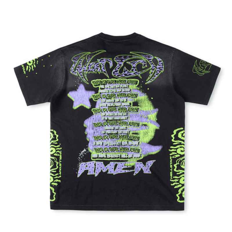 Camiseta Hellstar Amen Black