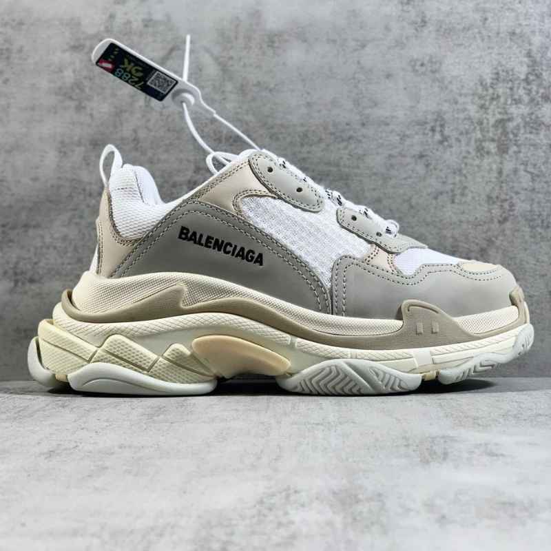 Balenciaga Triple S White Cream