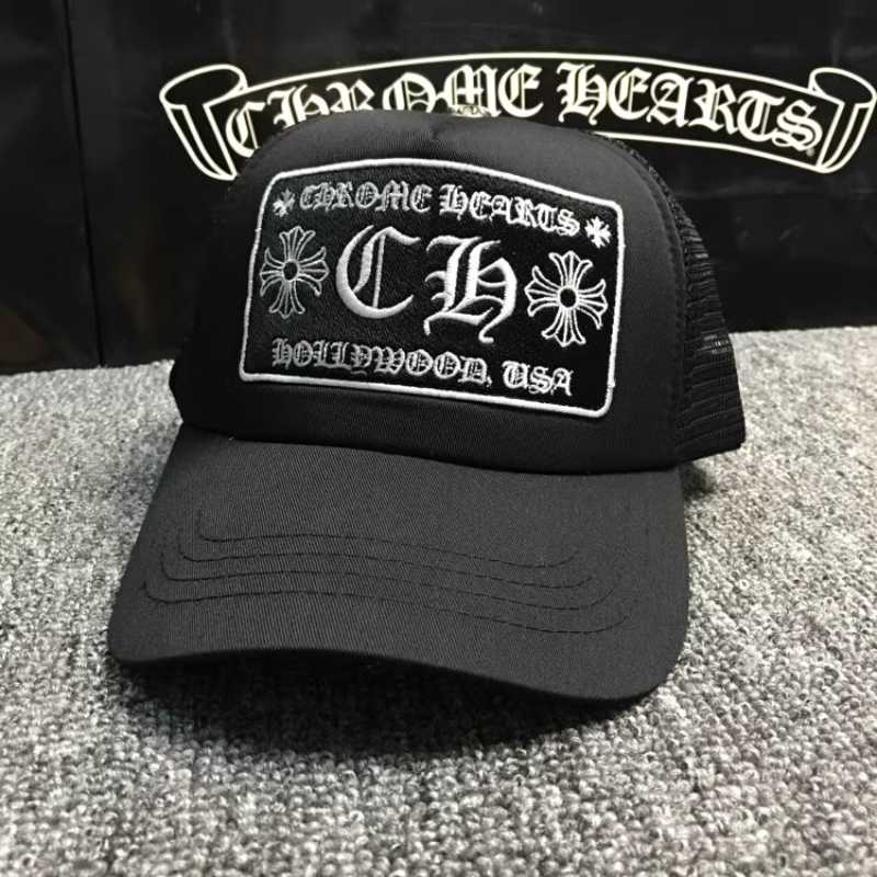 Boné Chrome Hearts CH Hollywood Preto