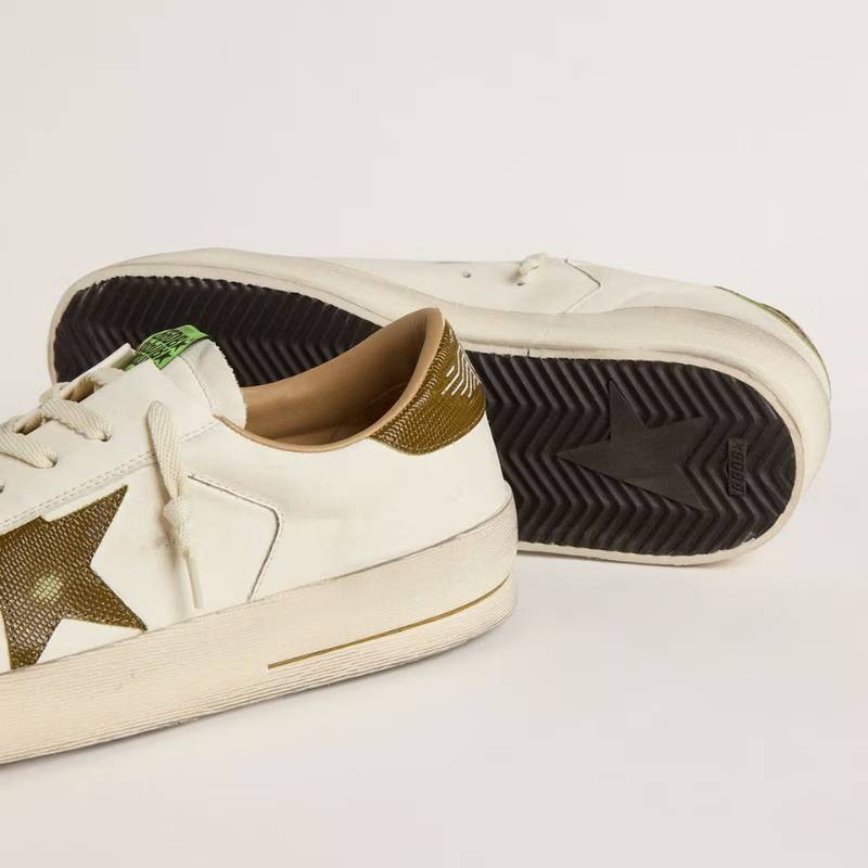 Golden Goose Stardan Canvas White khaki