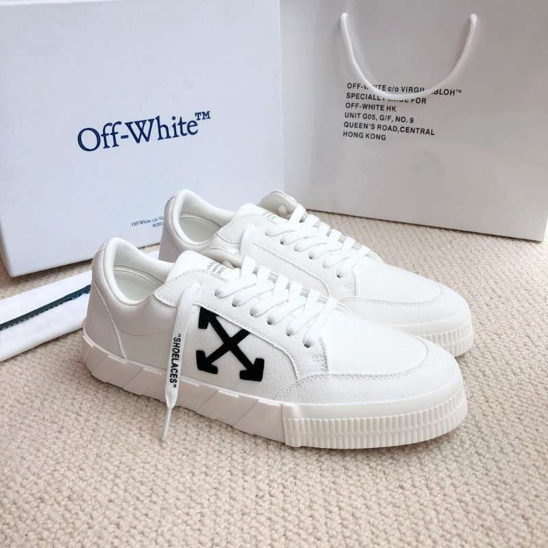 Tênis Off-White Vulcanized Low Canvas White