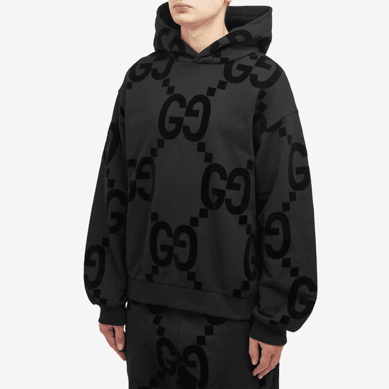 Moletom Gucci Jumbo GG Preto