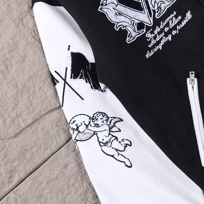 Jaqueta Amiri MA College Angel Preta