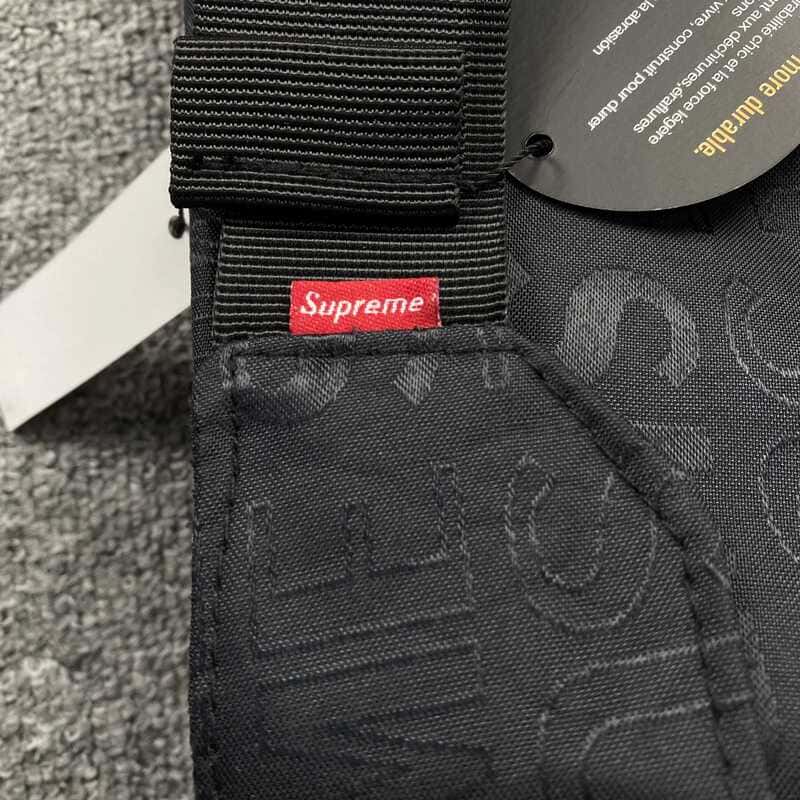 Pronta Entrega - Supreme Waist Bag Black (SS19)