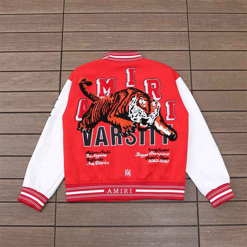 Jaqueta Amiri College Logo Patch Vermelha