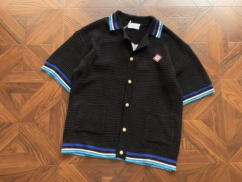 Conjunto Casablanca Crochê Gothic Preto e Azul