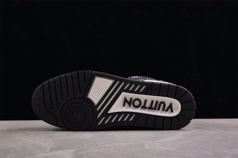 Louis Vuitton LV Trainer Black Damier 3D Denim