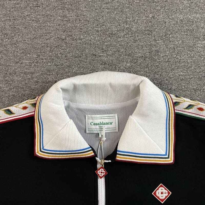 Jaqueta Casablanca Sport Logo Preta