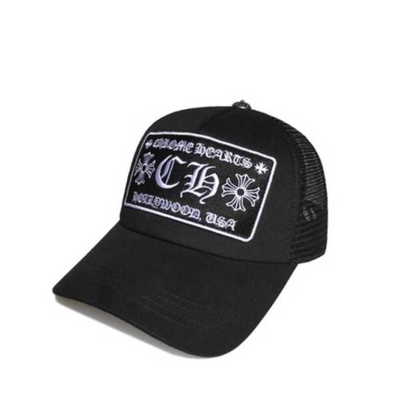 Boné Chrome Hearts CH Hollywood Preto