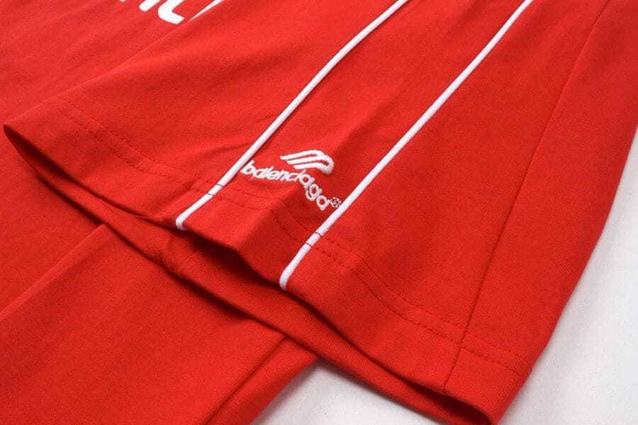 Camiseta Balenciaga Milano #10 Soccer Jersey Oversized Red