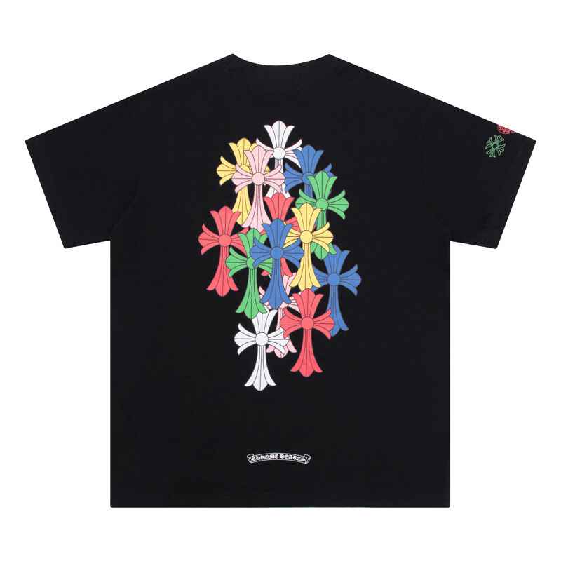 Camiseta Chrome Hearts Cross Colour Preta