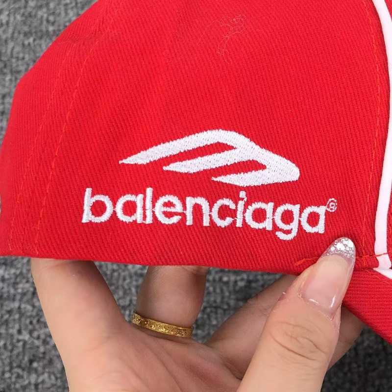 Boné Balenciaga Paris Soccer Red