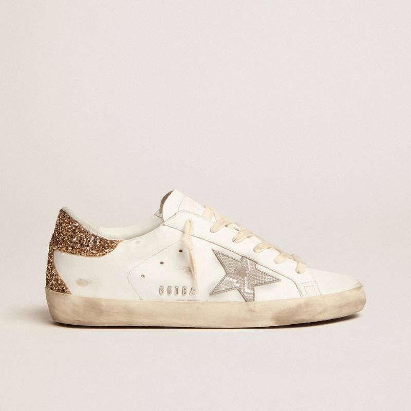 Golden Goose Super-Star White Star Silver