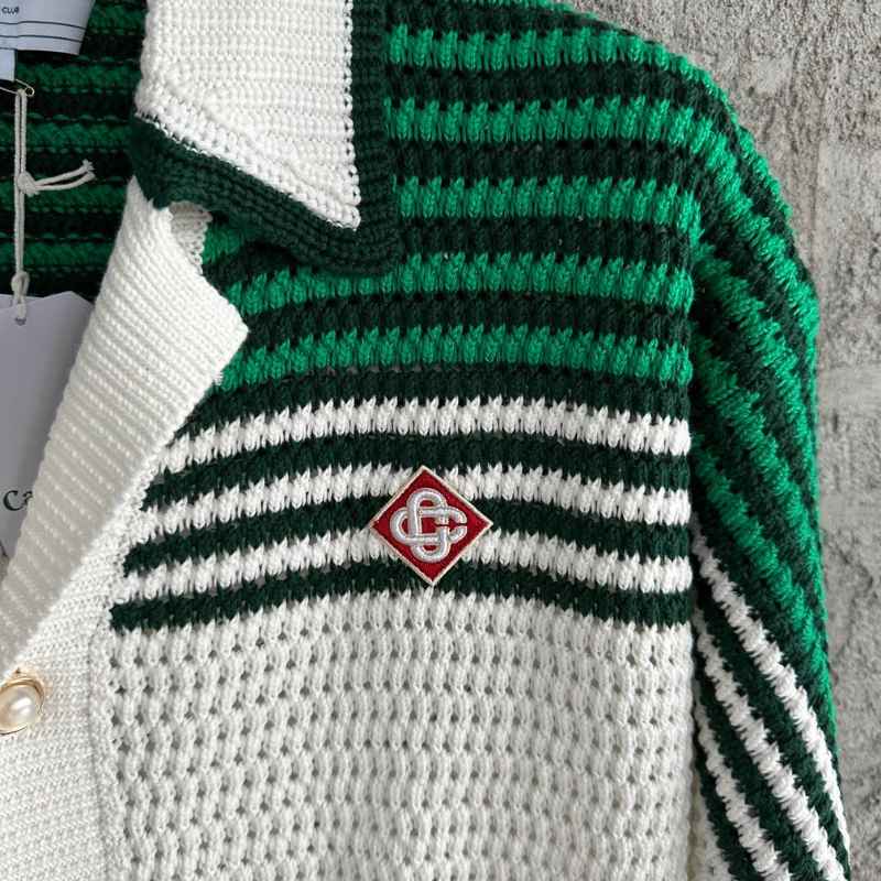 Camiseta Casablanca Crochê Branco e Verde