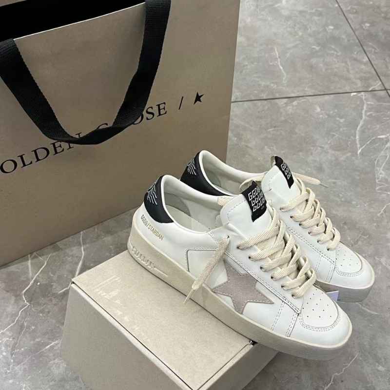 Golden Goose Stardan Ice White Black