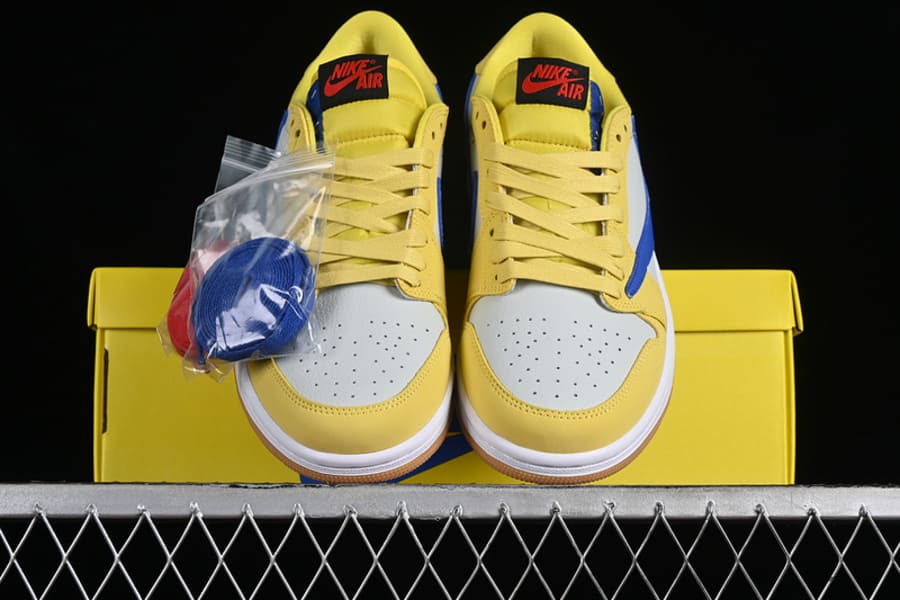 Travis Scott x Air Jordan 1 Low OG PS Canary