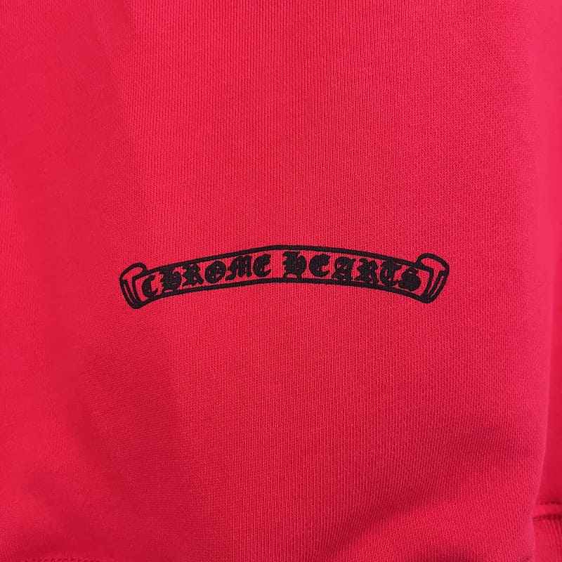 Moletom Chrome Hearts x Matty Boy Flames Vermelho