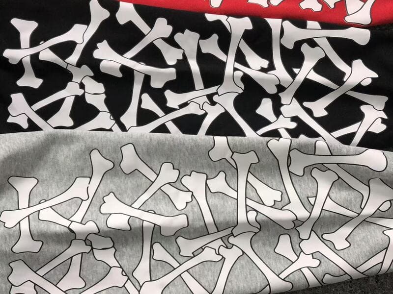 Moletom Amiri Bones Stacked Cinza