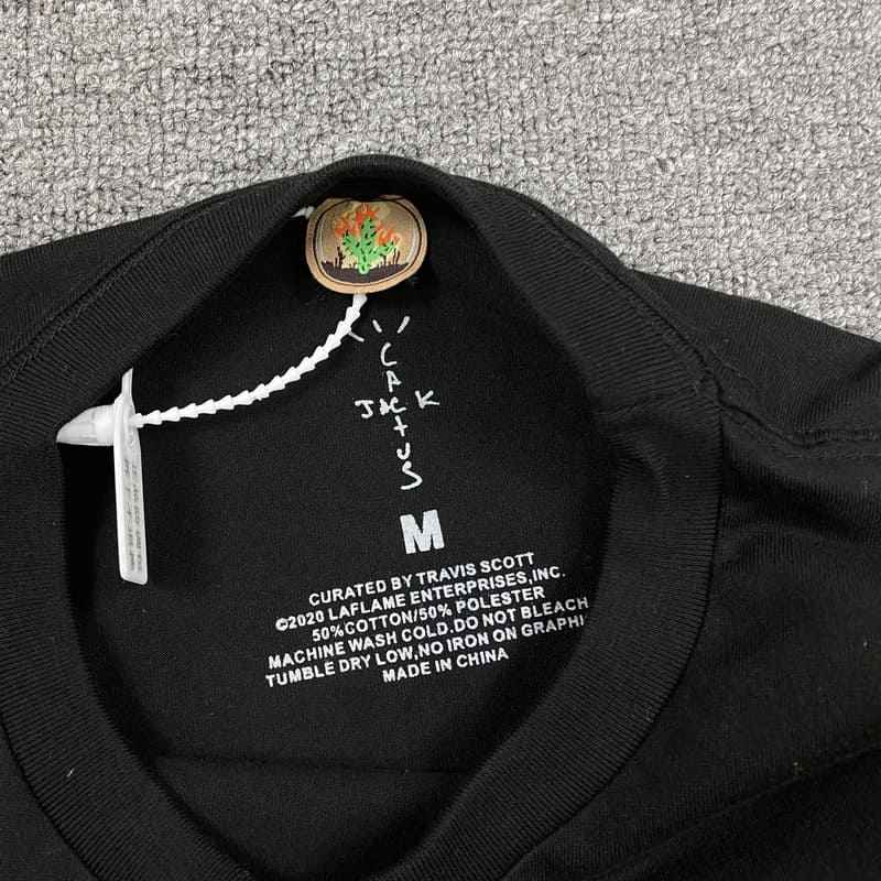 Camiseta Cactus Jack Travis Scott x Playstation Black