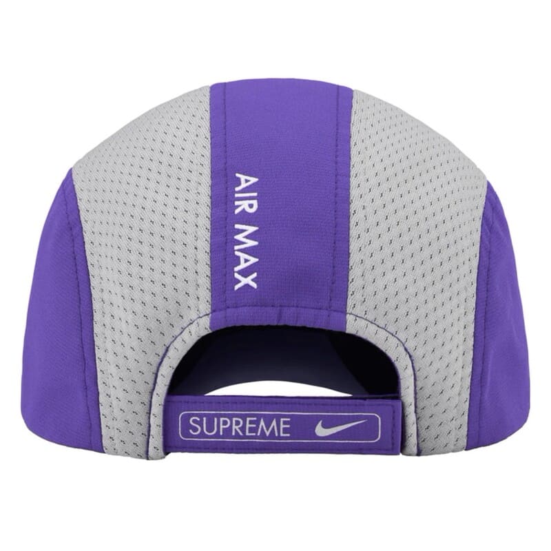 Boné Supreme x Nike Running Roxo