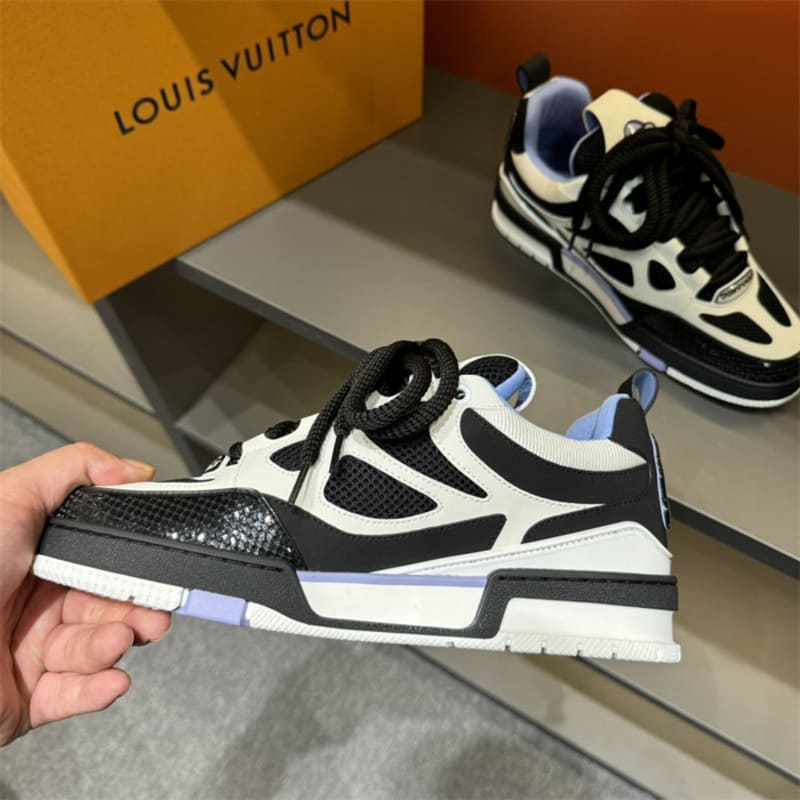 Louis Vuitton LV Skate Black White Light Blue