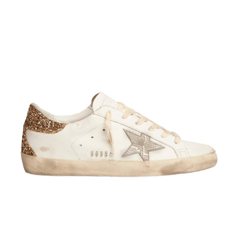 Golden Goose Super-Star White Star Silver