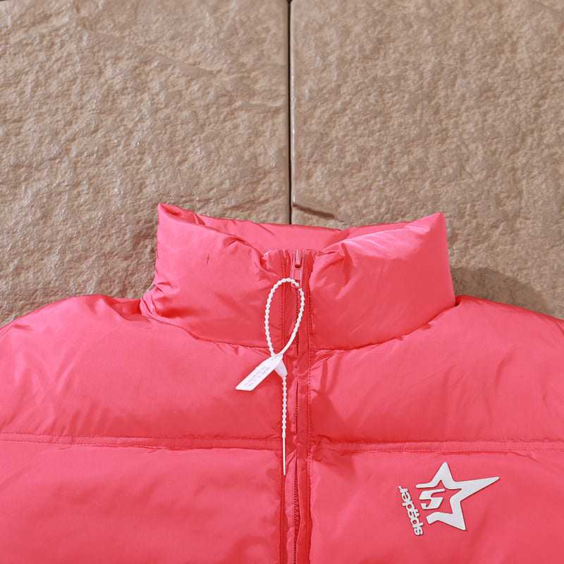 Jaqueta Sp5der 5Star Puffer Pink
