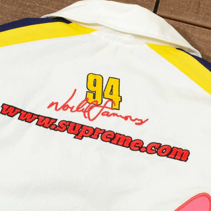 Jaqueta Supreme Jeff Hamilton Racing  x Bob Esponja Branca