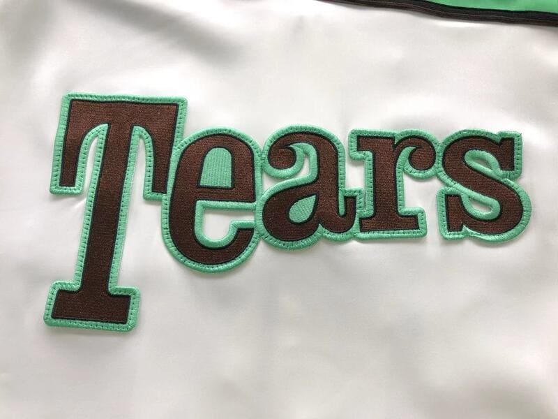 Jaqueta Denim Tears Track White/Green