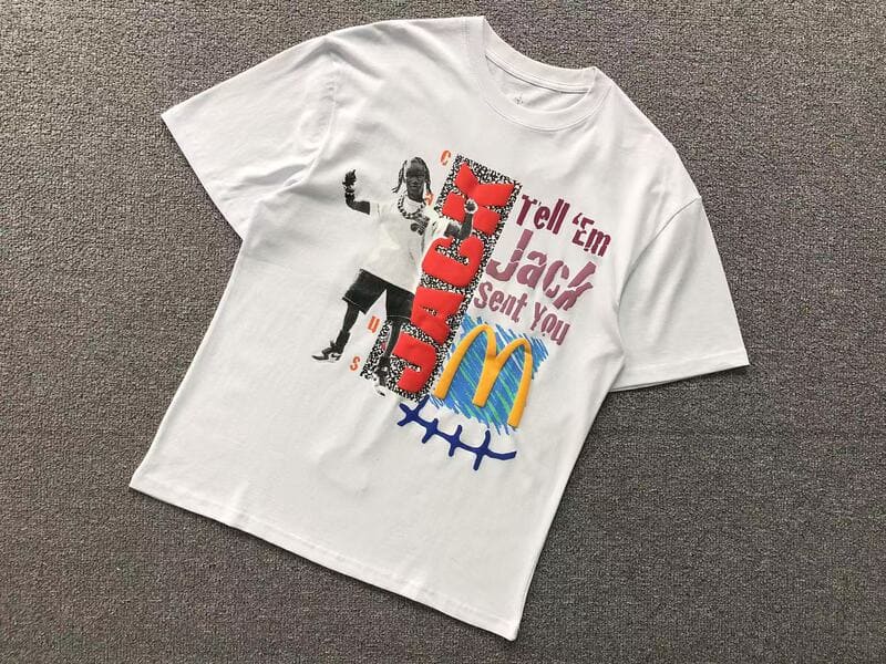 Camiseta Travis Scott x McDonald's Jack Smile