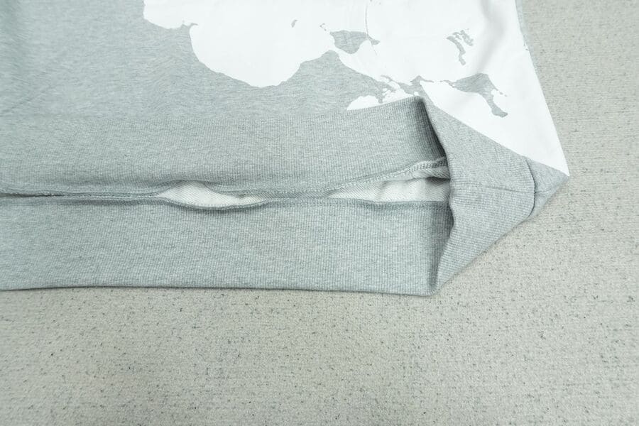 Moletom Denim Tears Big Cotton Wreath Grey