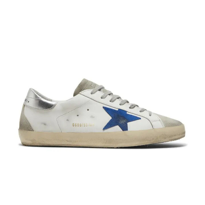 Golden Goose Super-Star White Star Blue