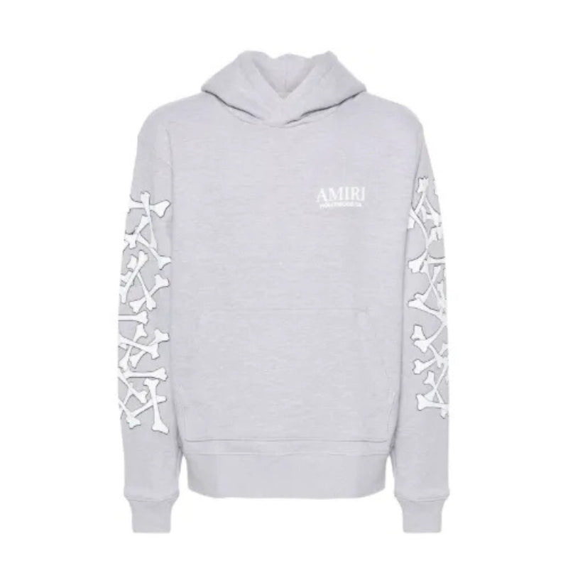 Moletom Amiri Bones Stacked Cinza