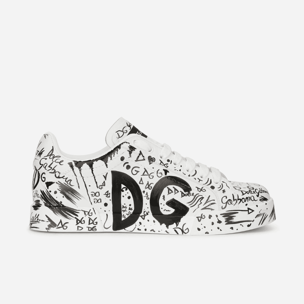 Dolce Gabbana Calfskin Portofino Whit Logo