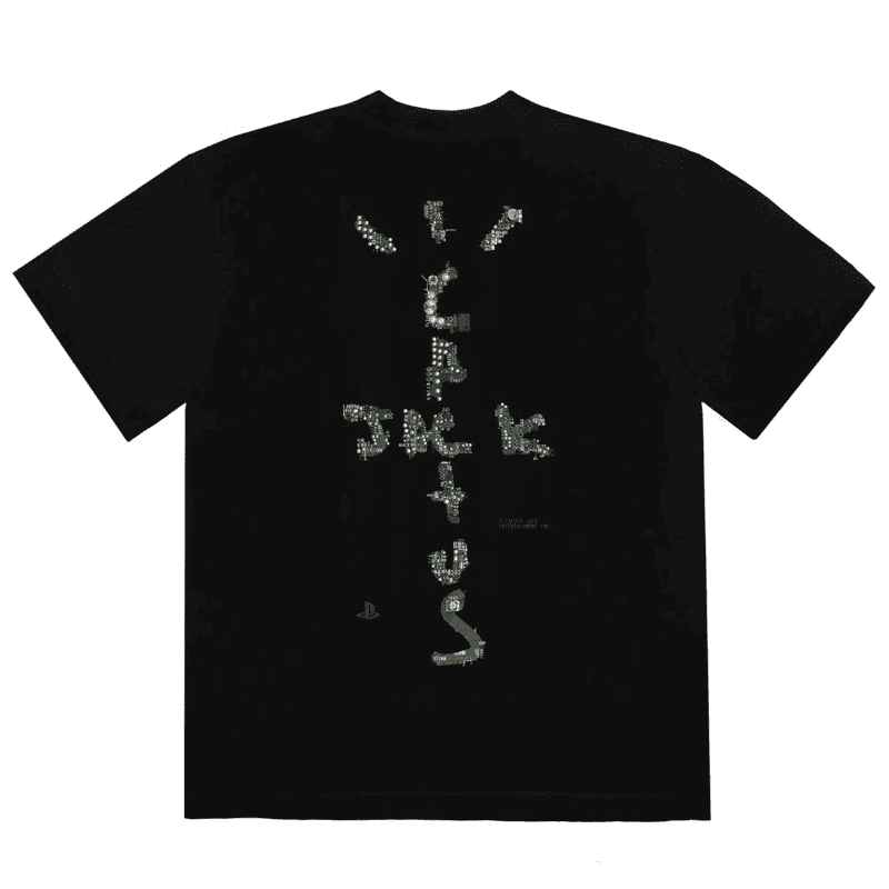 Camiseta Cactus Jack Travis Scott x Playstation Black