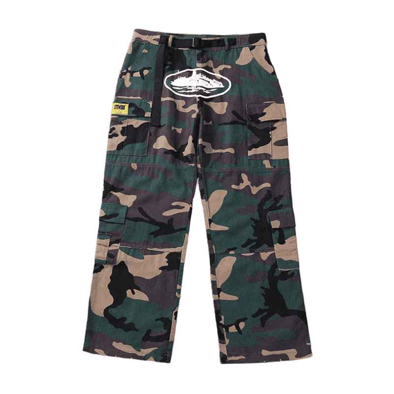 Calça Corteiz Cargo Camuflada